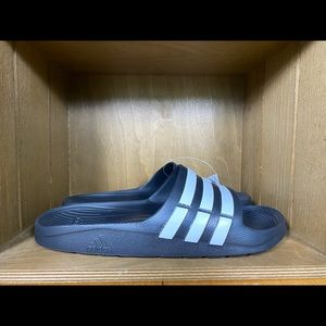 Adidas Duramo Slides (Mens 10 Black/White)